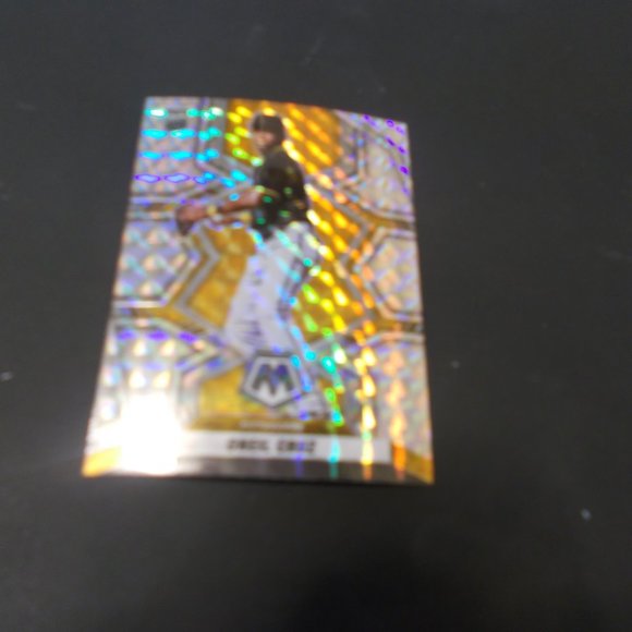 2022 Panini Mosaic Oneil Cruz Prizm Short Print Rookie Card Pirates - Picture 3 of 4